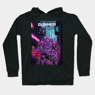 Gunner Siberpunk Style Hoodie